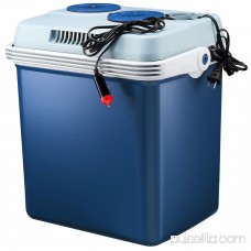 Knox Gear 27 Quart Electric Cooler/Warmer with Dual AC and DC Power Cords (Blue)